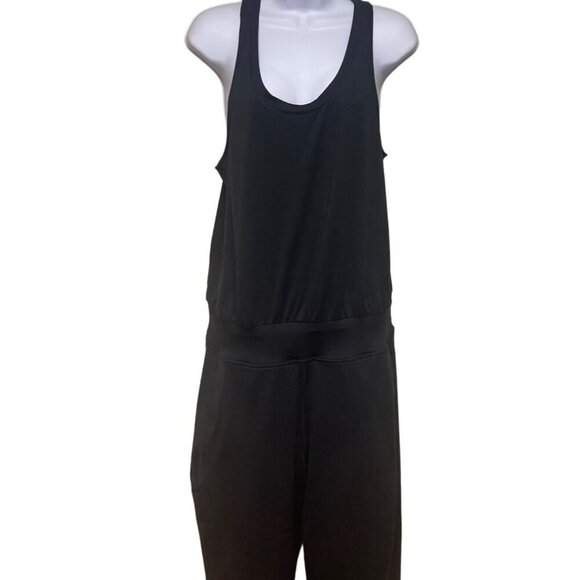 Sweaty Betty Black Gary Yoga Casual Jogger Jumpsuit Women's Size Medium - Picture 4 of 13